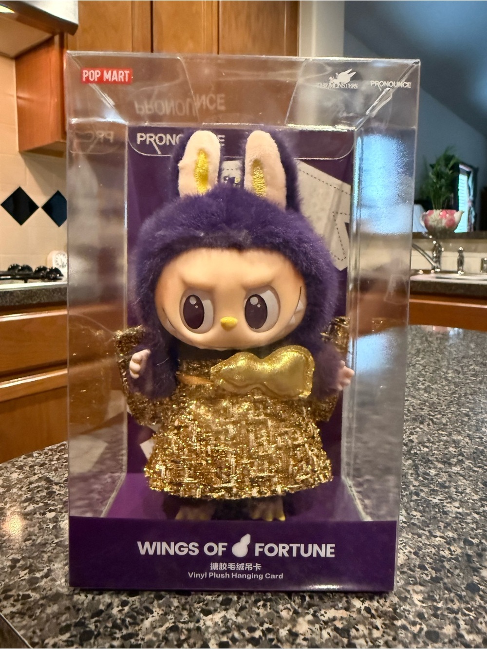 Pop Mart Sealed Labub x Pronounce
Wings of Fortune Vinyl Plush
Figure Purple